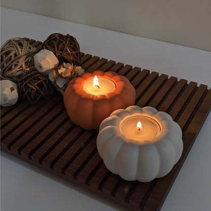 Pumpkin Tea Light Candle Holder