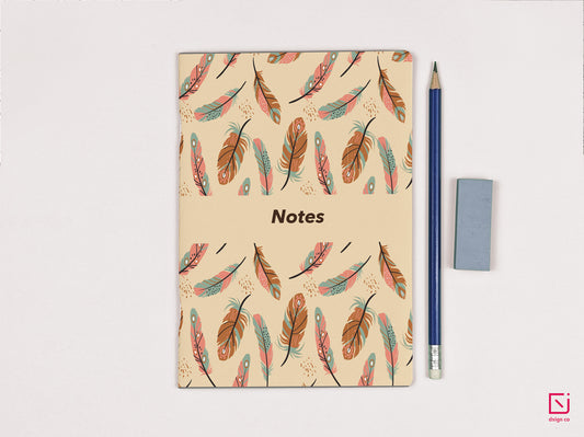 Boho Feathers Notebook