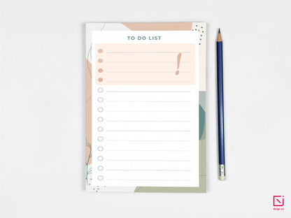 lush green check list to do design personalised notepad