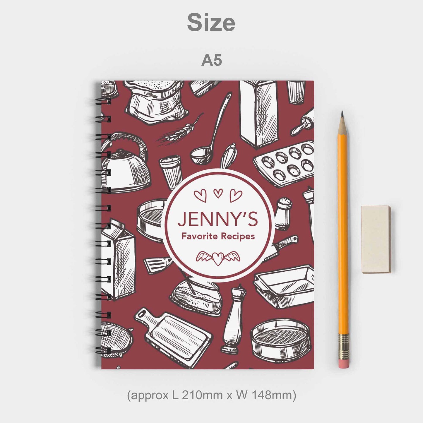 Classic Spiral Recipe Journal