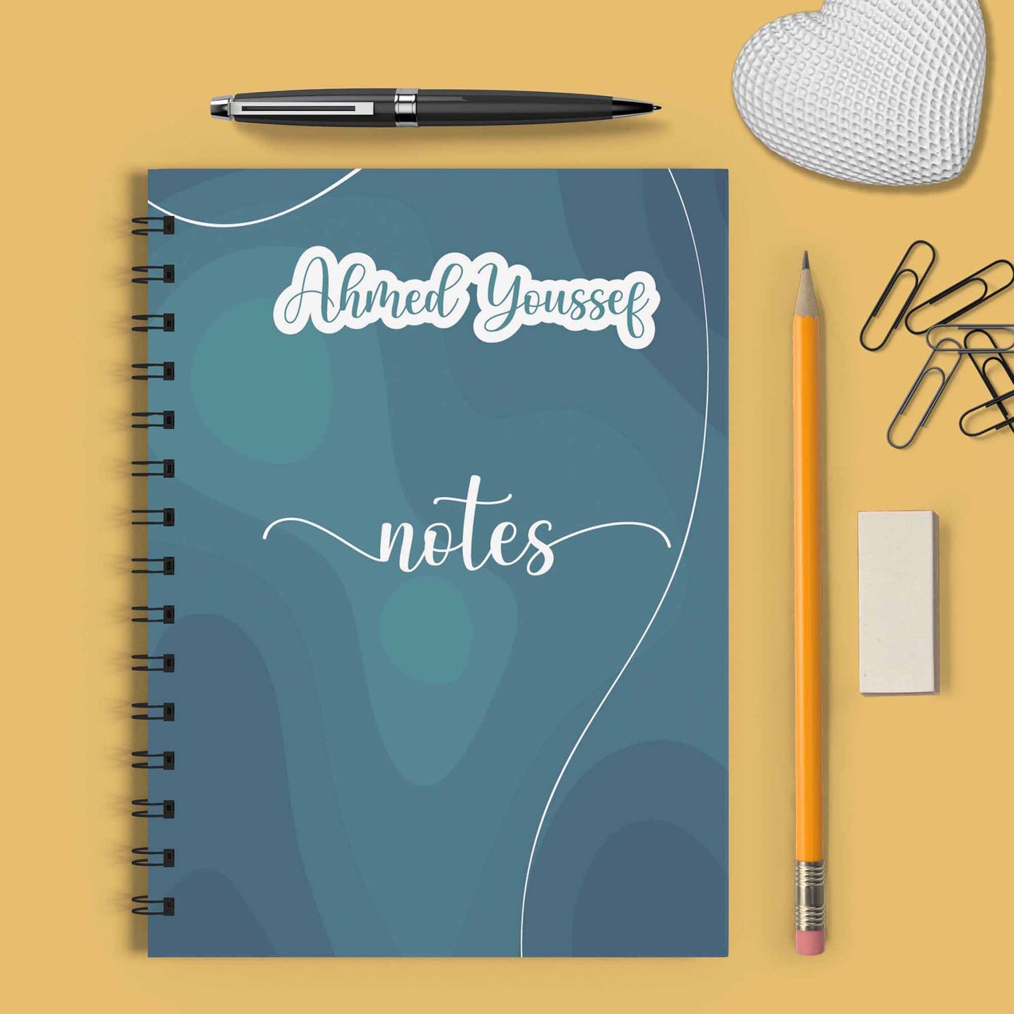 Deep Ocean Spiral Notebook