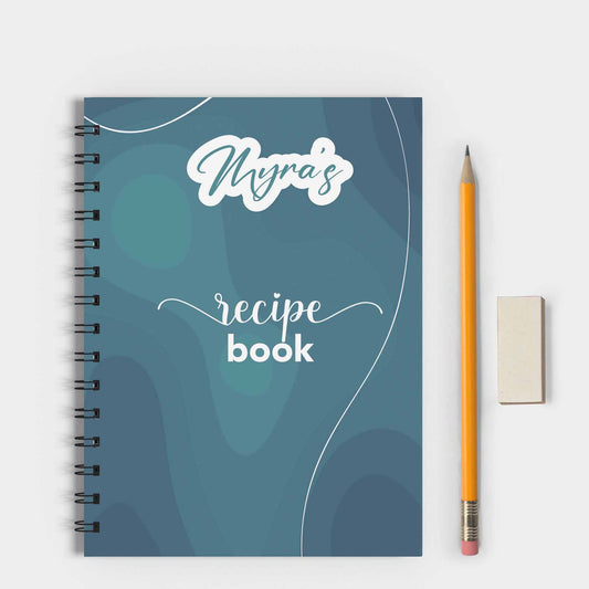 Deep Ocean Spiral Recipe Journal